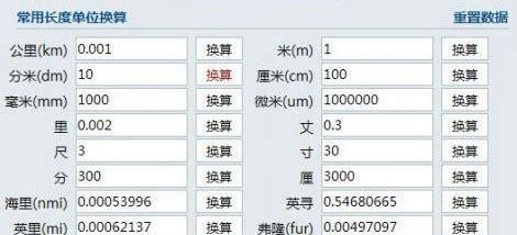 米与毫米之间的换算（轻松学习米与毫米的换算方法）