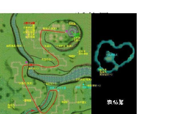 《探索仙剑奇侠传2攻略地图，揭秘隐藏的宝藏》（挑战未知世界）