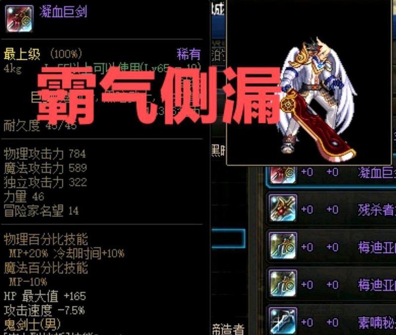 DNF110级驭剑士装备搭配攻略（打造无敌剑士）