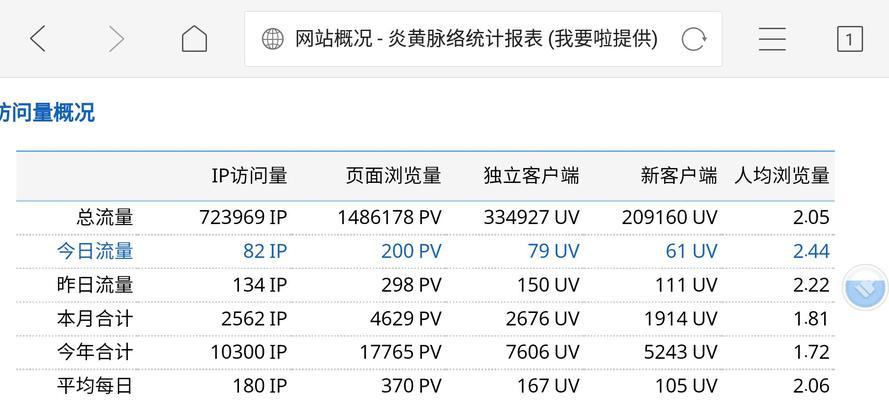 掌握网站访问量统计工具，提升网站流量（如何利用网站访问量统计工具实现网站流量增长）